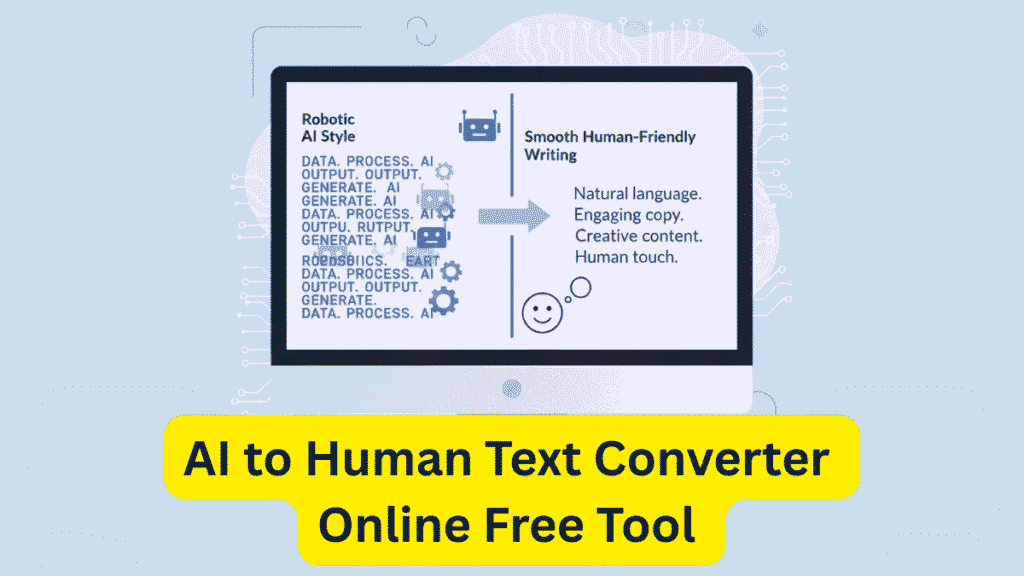 AI to Human Text Converter Online Free Tool 2025
