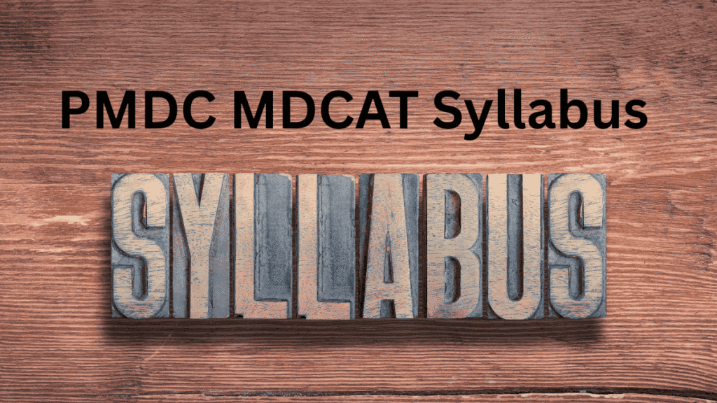 PMDC MDCAT Syllabus 2025